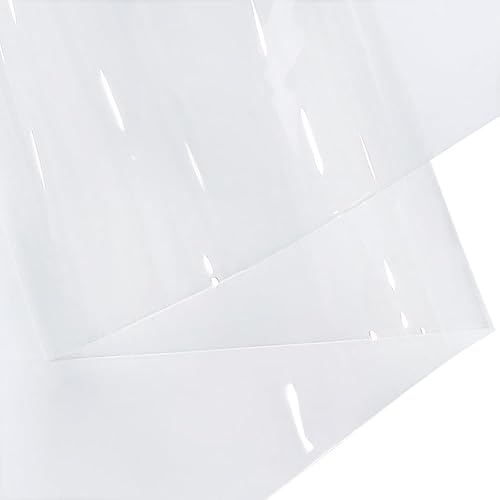 Miniatura 3 de Tela de vinilo TPU transparente de 54 pulgadas de ancho, vinilo transparente impermeable de calibre 12, vinilo transparente multiusos vendido por