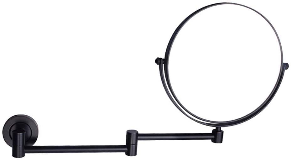 Miroir de maquillage mural 10X grossissant et extensible pour un rasage parfait