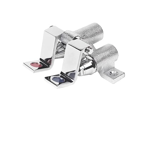 Express KitchQuip Commercial Stainless Steel Dual Foot Pedal Control for Sink Faucet