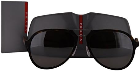 Prada PS05RS Sunglasses Brown Havana w/Polarized Gray Gradient Mirror Lens U615K0 SPS05R