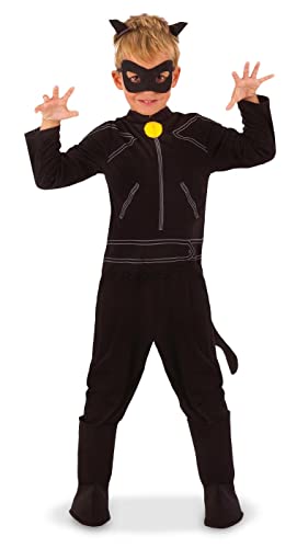 Rubies - MIRACULOUS officiel -Déguisement classique Miraculous Chat Noir 5-6 ans