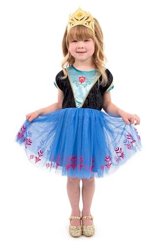 Disfraz niña vestido fiesta princesa sin purpurina M miniatura 3