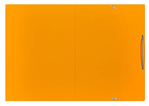Chemise à élastique anthracite Elba A4 finition chic jaune premium