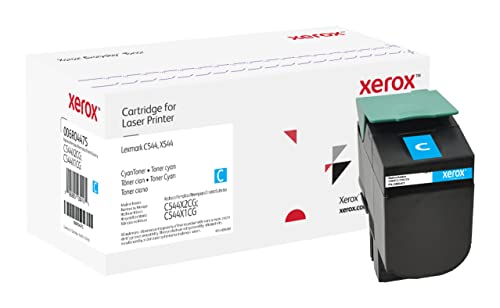 Toner Xerox Everyday Cyan, équivalent à Lexmark C544X2CG; C544X1CG 4000 Pages - (006R04475)