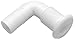 1-1/8 inch 90 degree Thru-Hull Fittings White (TH-1292-DP)