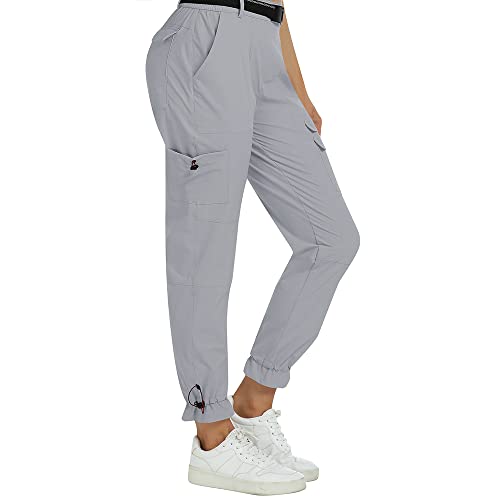 MoFiz Outdoorhose Damen Trekkinghose Leichte Wanderhose Cargohose Workout...