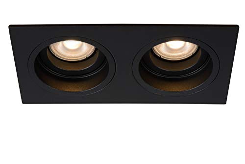 LUCIDE EMBED - Spot encastrable - 2xGU10 - Noir