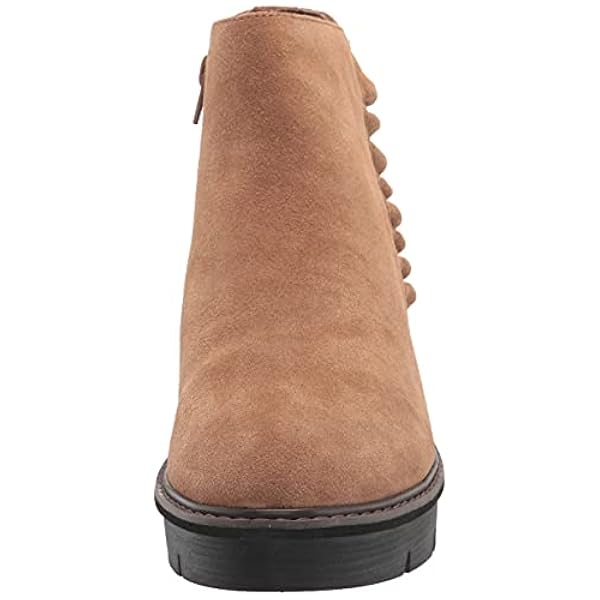 Clarks Airabell Vibe Chelsea Boot voor dames, Donker Khaki Suede, 41 EU