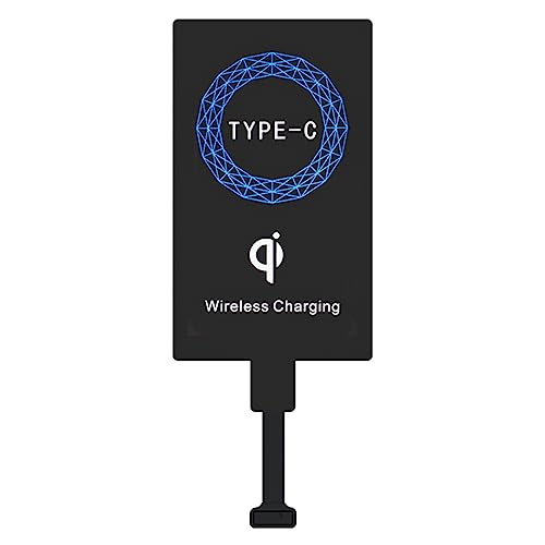 POFET Adaptador de Carga inalámbrica Carga rápida Slim USB Type-C para Carga inalámbrica de teléfonos móviles