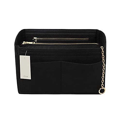 Ztujo Purse Organizer Insert, Bag In Bag Organizer (Slender Large, Black) #TOP23