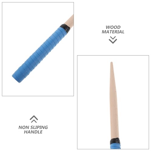 1 par de baquetas para tambor: baquetas de madera Taiko MiBachi, instrumento de percusión con mango antideslizante para principiantes, práctica, juegos, eventos, fiestas y festivales miniatura 5