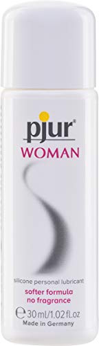 pjur WOMAN - Lubricante de silicona para mujeres - para sexo estimulante y placer duradero - ideal para piel sensible (30ml)