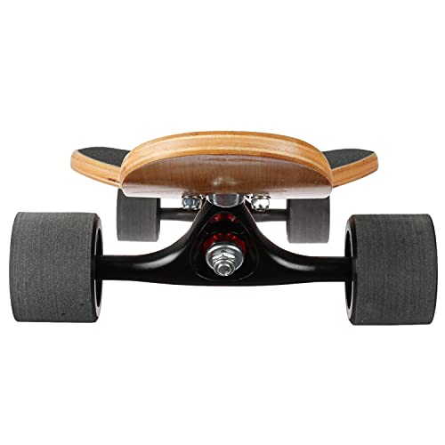 FunTomia Longboard mit 3 Flex Stufen Drop Through Cruiser Komplettboard Mach1 Speed Kugellager T-Tool