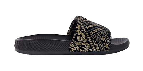Skechers x Snoop Dogg: Low Slider-Velvet Paisley Men's Sandals2