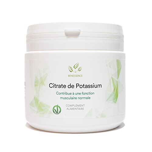 Benessence - Citrate Potassium en poudre soluble - Intégrateur Alimentaire - 500 gr Cover