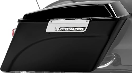 Carbon Fiber Design Saddlebag Inserts para Harley Davidson Touring (2013 y anteriores) - Juego de pares, hechos en USA miniatura 2
