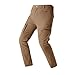 GOFULY Tactical Cargo Pants for Men Baggy Waterproof Construction Hiking Pants Men with Multi Pockets Stretch Ripstop Hunting Trousers Solid Fashion Outfits Khaki S