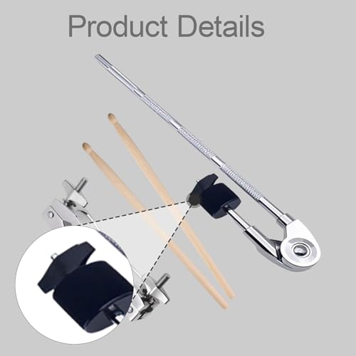 Abrazadera extensible para batería, soporte para platillo, brazo de montaje y abrazadera universal para soporte de platillos miniatura 6