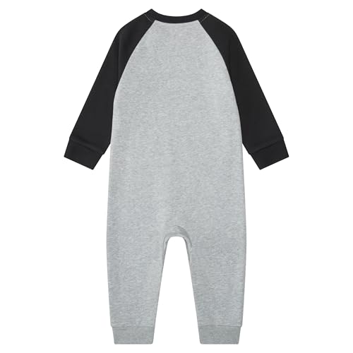 adidas baby-boys Long Sleeve Color Block French Terry Coverall2