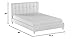 Baxton Studio BBT6312-White-Queen Platform, Queen, White