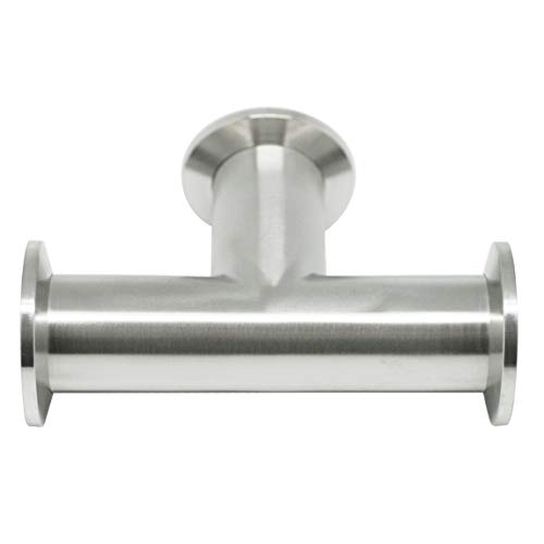 Image of QiiMii Vacuum Fittings - KF-25 Tri Clamp Tee 3 Way Stainless Steel SS304