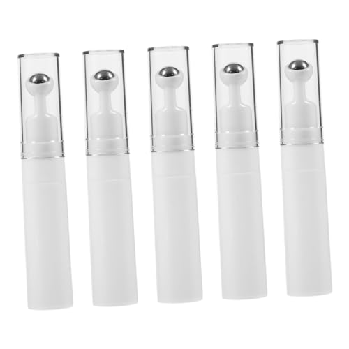 Beaupretty Rollo De 5 Piezas Crema Para Los Ojos Botellas Vacias De Rollerball Botella Aplicadora De Tamaño De Viaje Botella De Crema Recargable Botellas De Viaje