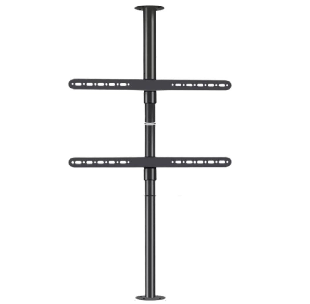 Supporto TV Universale Supporto TV Regolabile in Altezza per da Studio LED LCD 37 A 75 Pollici, Fino A 100 Libbre Massimo, Supporta VESA A 600x400 Portatile Staffa