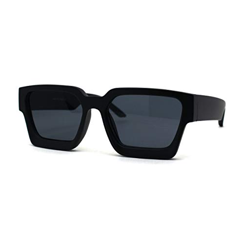 Narrow Rectangular Horn Rim Retro Dad Shade Sunglasses2