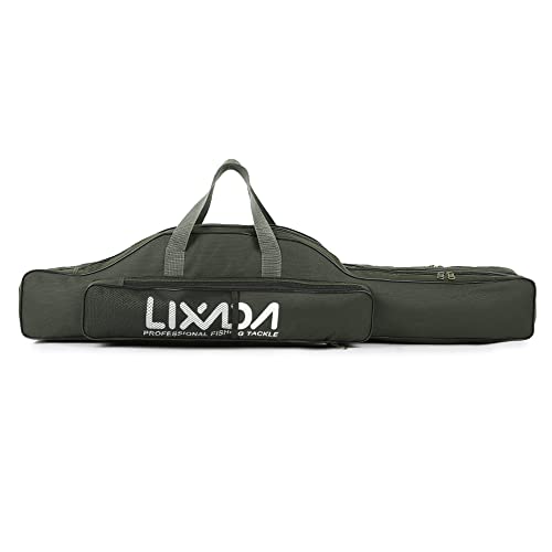 Sac De Pêche Pliant HUIOP 190 Cm – Oxford 420D, 2 Grands Compartiments, Bandoulière, Vert