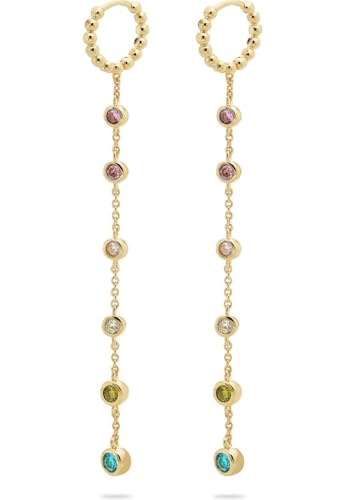 JETTE Boucles d'Oreilles Pendantes Argent 925/1000 Oxyde de Zirconium Femme 32029976