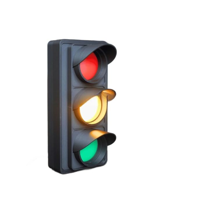 SYH&AQYE Traffic Light Wall Lamp, Retro Style Traffic LED Lamp for Bedroom, Living Room, Club, Bar, Pub