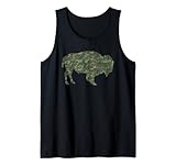 Photo Gallery militare bisonte camo stampa us yak animal veteran uomini regalo canotta Photo Gallery militare bisonte camo stampa us yak animal veteran uomini regalo canotta