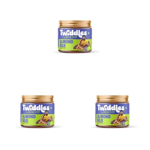 Image of Twiddles Almond Silk Chocolate Spread,100g (Creamy) - 70% Almonds + Cashews & Seeds |17g Protein | No Refined Sugar | No Palm Oil or Preservatives | Gluten-Free | Healthiest Chocolate Spread | Waffles & Pancakes