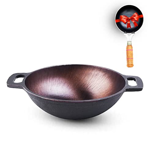 The Indus Valley Super Smooth Cast Iron Kadai, Cooking & Deep Frying