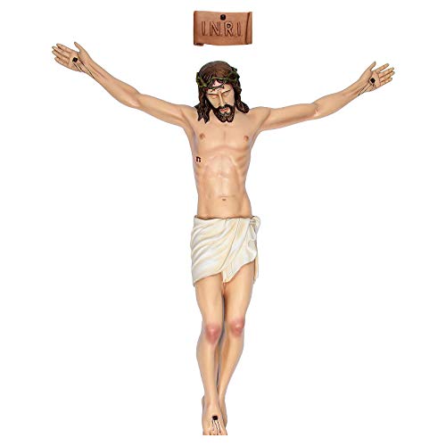 Holyart Body of Christ in Painted fibreglass 90 cm for External USE