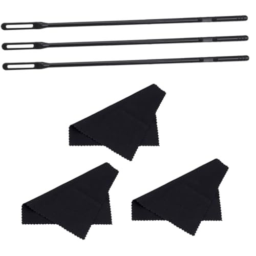 ifundom Musical Flute Clean Tool Set Flute Cleaning Kit Clean Cloth Cleaning Rod