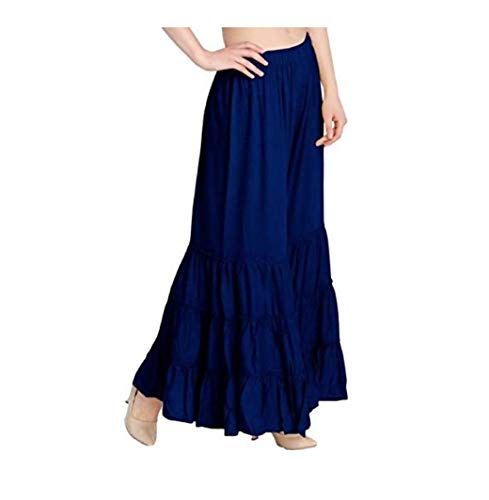Image of TNQ Women's Rayon Relaxed Flared Garara-Sharara