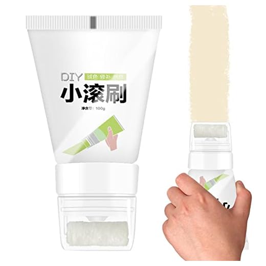 Tinta de látex de parede pequena escova de rolamento | Pasta de tinta para parede,Acessórios de reparo de parede com secagem rápida para reforma de parede DIY, remoção de sujeira de pegadas Littryee