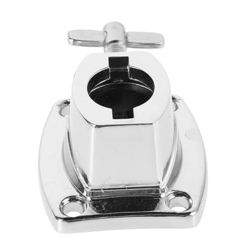 Placa base de soporte para tambor de metal para montaje de tambor, soporte de platillo para batería, soporte para caja, alta durabilidad