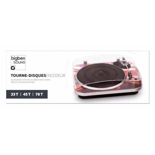 Bigben Interactive TD120 - Tocadiscos, diseño Union Jack