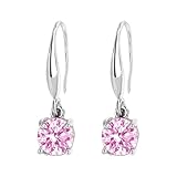 Pendientes de circonita de estilo popular de colores y versátiles, aretes de temperamento para mujer, aretes de segundo piercing, talla única, Metal, Sin piedra preciosa