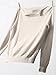 State Cashmere Men's Essential Turtleneck Sweater 100% Pure Cashmere Classic Long Sleeve Pullover (Undyed White, Large)