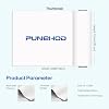 PUNEHOD DTF Transfer Film Roll - 13 X 328ft A3 Matte Clear DTF Film Roll for DTF Inkjet Printer, Direct to Film PET Heat Transfer Paper for T Shirts and All Fabrics (Size: A3+ Roll, 13 x 328ft)