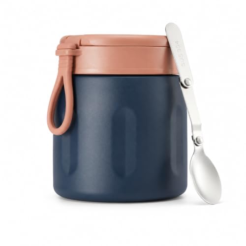 Image of Thermo for Hot Food Kids & Adults - 23.67 oz with Folding Spoon and Handle