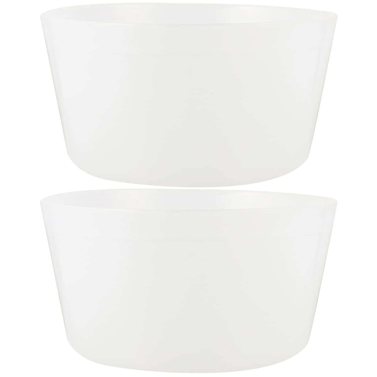 Cabilock 2pcs Sauna Bucket Liner Pond Unique Barrel Liner Insert Sauna Pedicure Bucket Liner Brining Bath Tub Accessory Sauna Accessories Spa Accessory Drum Plastic Barrel White Wet and Dry