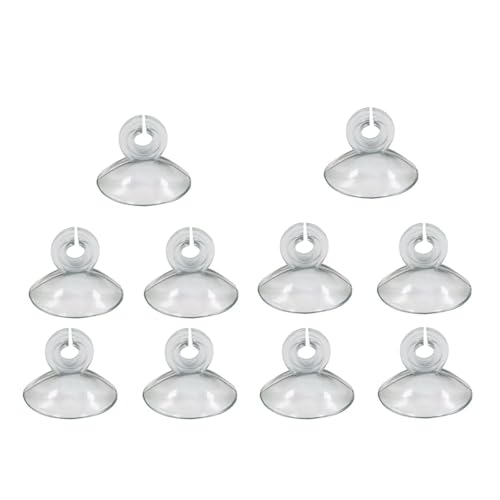 ALLVD 10個セット キスゴム 水槽 吸盤クリップ 水槽吸盤 エアーチューブホルダー 水族館 吸盤クリップ エアチューブホルダー キスゴム サクションカップ アクアリウム 固定具 強力 透明 水槽用品 エアチューブ用 (直径4〜6mmチューブに適用)