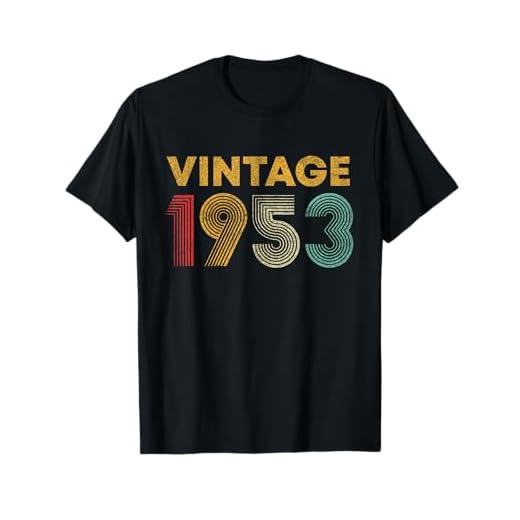 Vintage 1953 Regalo 69 años Cumpleaños Hombre Mujer Camiseta