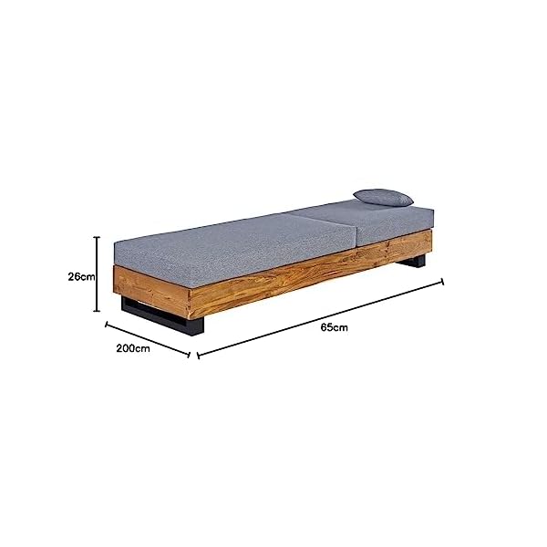 OUTLIV. Madrid Loungeliege Recyceltes Teakholz