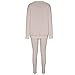 Womens Fashion Sweatsuits Two Piece Outfits Oversized Pullover Sweatshirts & Leggings Lounge Matching Sets