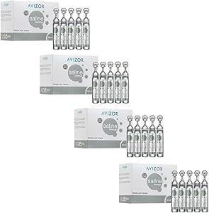 Solution Saline Avizor Unidoses le pack de 4 boites idéal pour vos déplacements